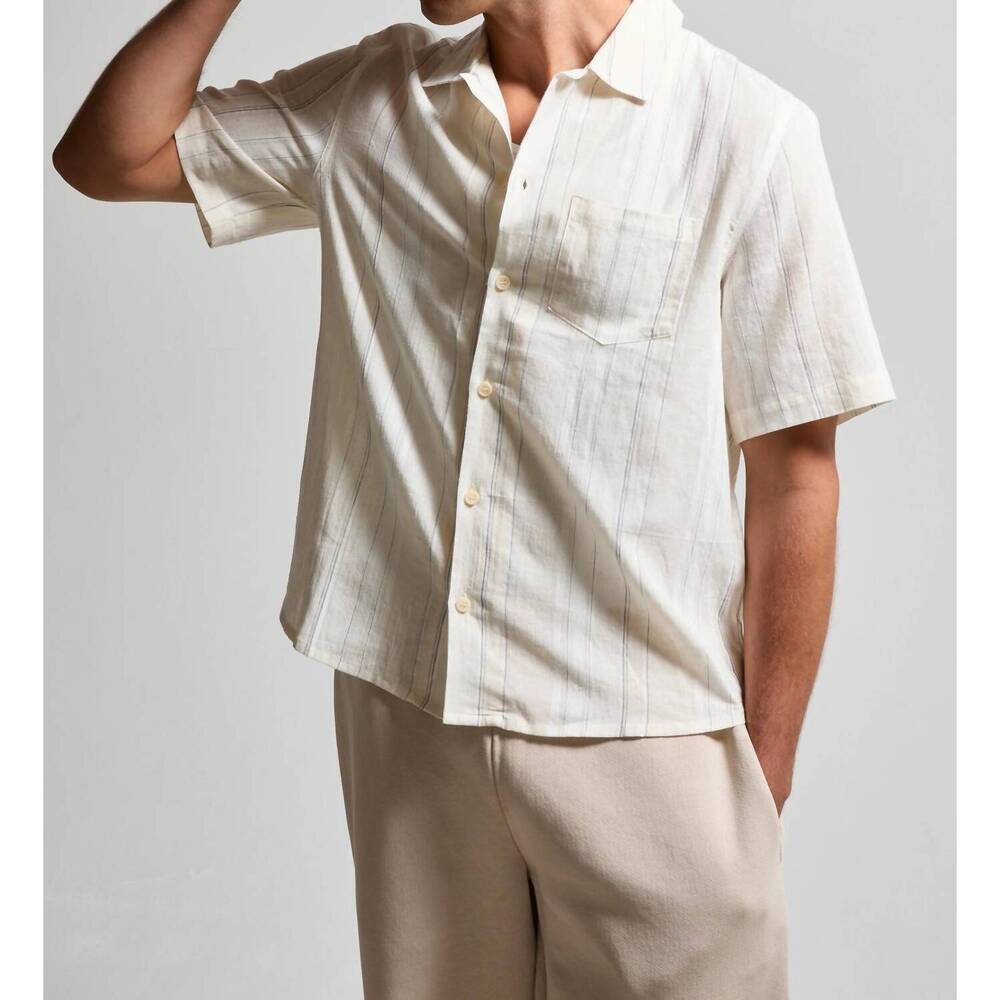 NEW ASHER rick camp shirt in ivory
